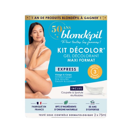 Blondépil gel décolorant visage 150ml