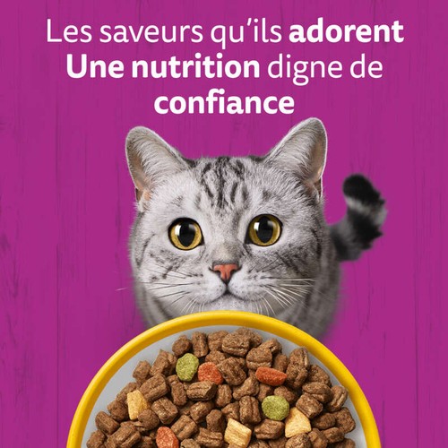 Whiskas Croquettes au Poulet pour chat adulte stérilisé 1,4kg