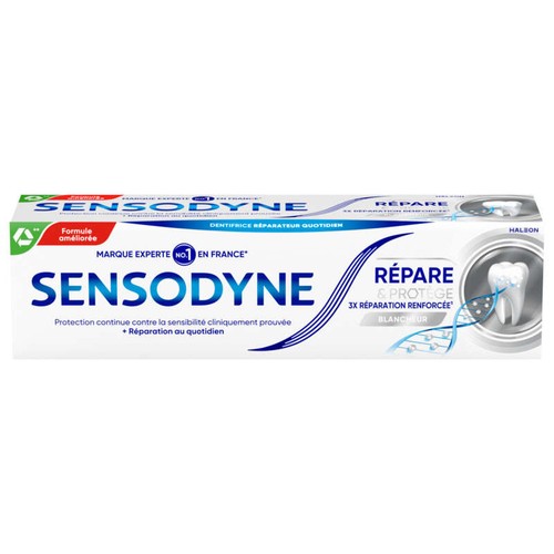 Sensodyne Dentifrice répare et protège blancheur 75ml
