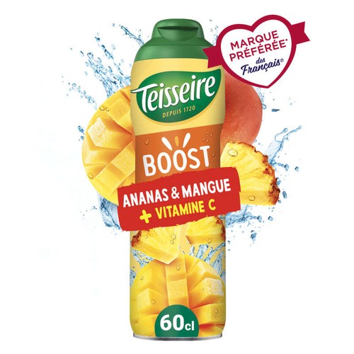 Teisseire Boost ananas mangue 60cl