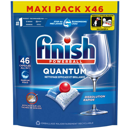 Finish Capsules Lave-Vaisselle Quantum x46