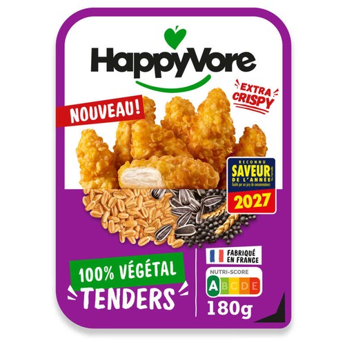 Happyvore Tenders végétaux & gourmands 180g