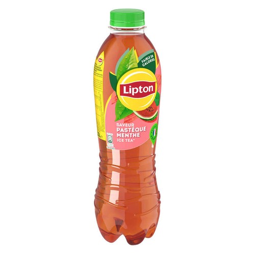 Lipton Ice Tea Thé Glacé Saveur Pastèque Menthe 1,25L