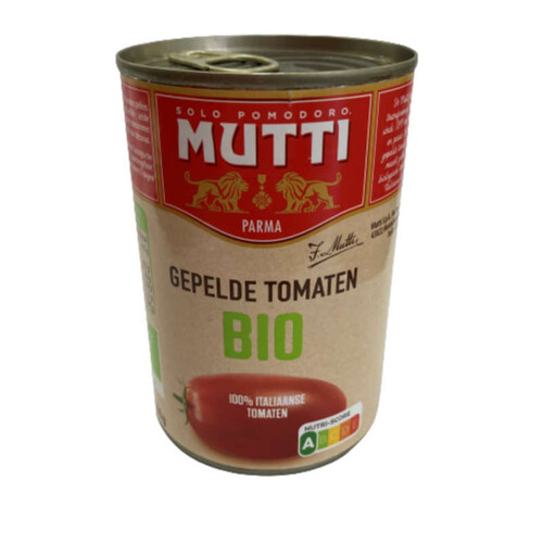 Mutti Parma Tomates Pelées 100% Bio 400G