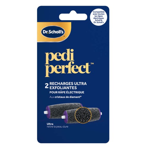 Scholl Rouleaux De Remplacement Velvet Smooth Grain Ultra Exfoliant x2