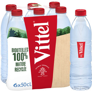 Vittel eau minérale naturelle pack de 6x50cl