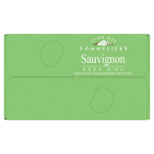 Club Des Sommeliers Sauvignon - Pays d'Oc - Vin blanc - 3l