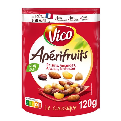 Vico Fruits Secs Et Noisettes 120g