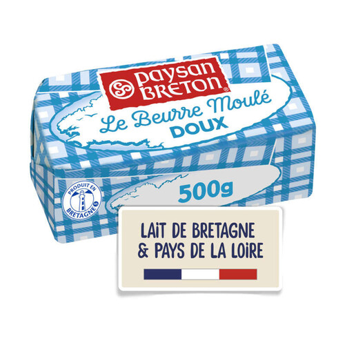 Paysan Breton Beurre Moulé Doux 500g