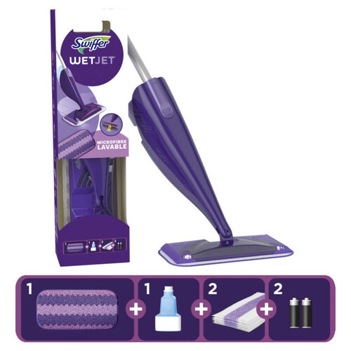 Swiffer Wetjet Système Anti-Poussiére Starter Kit 1KIT