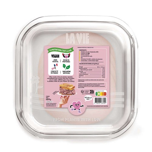 La Vie Jambon végétal nature 120g