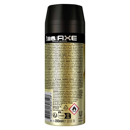 Axe Men Déodorant Spray 72h Parfum Prestige Marshmallow Smoke 150ml