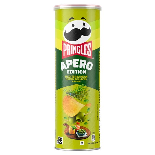 Pringles Chips tuiles Saveur méditerranéenne 165g