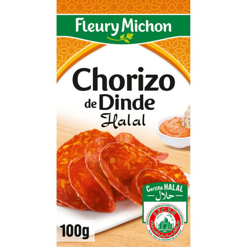 Fleury Michon Chorizo de Dinde Halal 100g