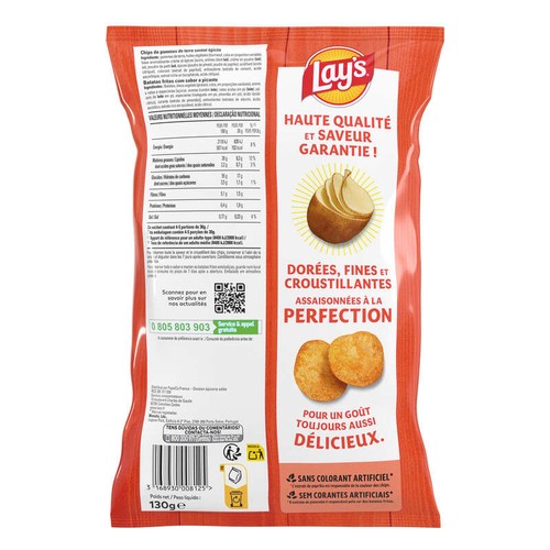Lay's Chips Saveur Spicy 130g