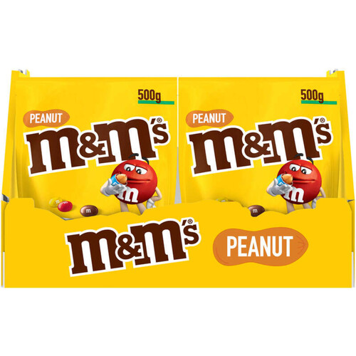 M&M's Cacahuète enrobée de chocolat - Pochon 500g