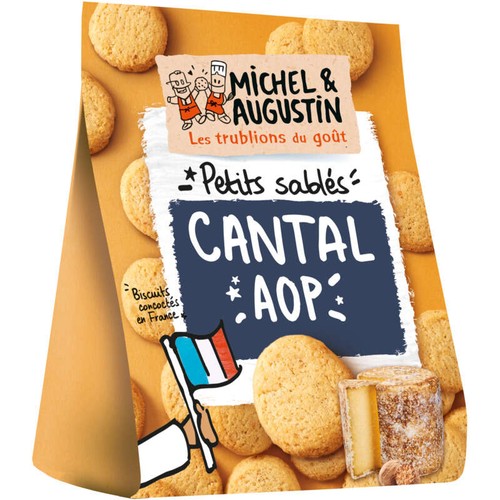 Michel & Augustin Sablés cantal AOP et noix de muscade 100g