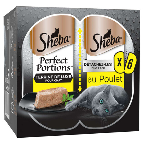 Shebas Sheba Perfect Portions Poulet6X37,5G 6 x