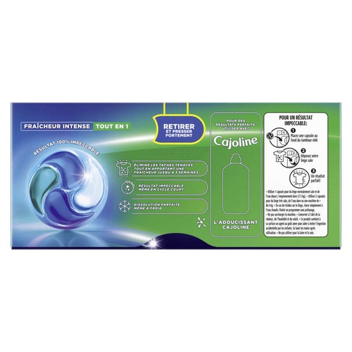 Skip Lessive Fraîcheur intense Capsules Tout en 1 x28