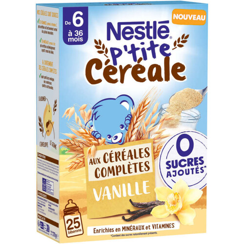 NESTLE P'tite Céréales Vanille 270g