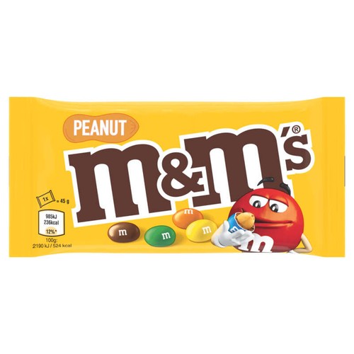 M&M's Bonbons Au Chocolat Au Lait 45g