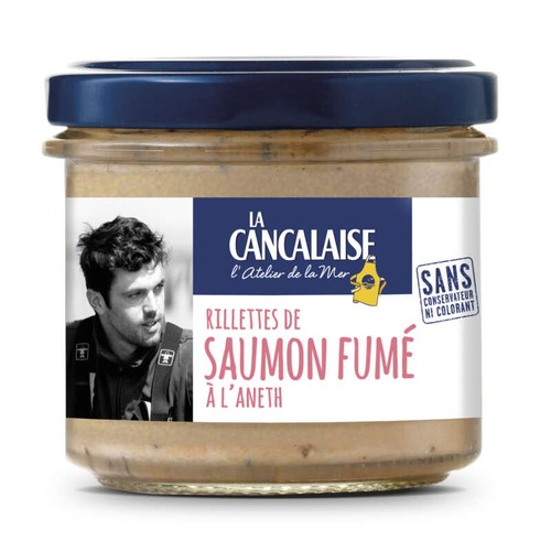 La Cancalaise Rillettes de Saumon Fumé Aneth 100g