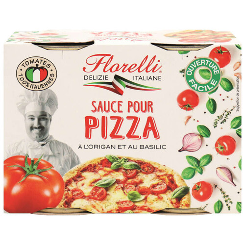 Florelli Sauce pour pizza 2x400g