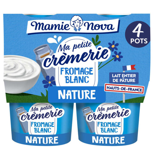 Mamie Nova Ma Petite Crèmerie Fromage Blanc Nature 4*110g