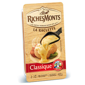 Richesmonts La Raclette Fromage Classique 420G