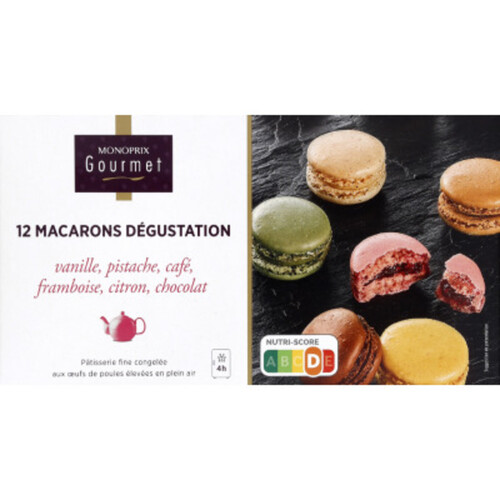 Monoprix Gourmet 12 Macarons Dégustation 154g