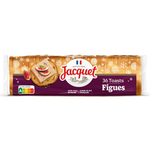 Jacquet Toast Rond Figues 250G