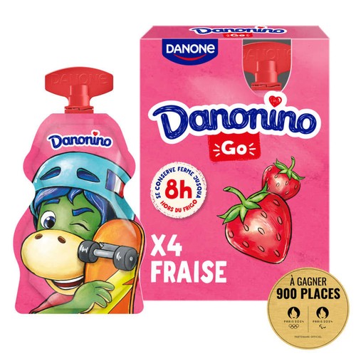Danonino Yaourt à la Fraise / Banane 4x70g