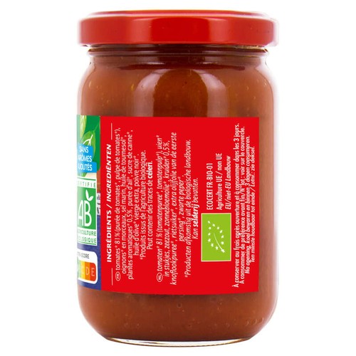 Jardin Bio Sauce Tomate Provençale Aux Fines Herbes 200G