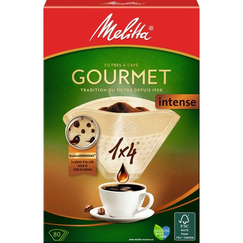 Belle France - Confezione Da 80 Filtri Da Caffè N°4 + 1 Bustina Decalcificante Inclusa - 2
