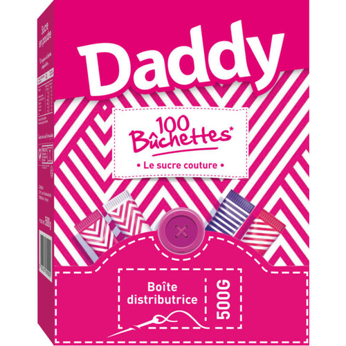 Daddy bûchettes de sucre le pack de 500 g