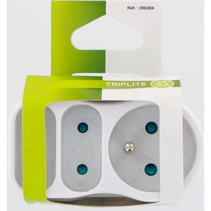 Trefilaction Triplite 1X16A + 2X6A Blanc