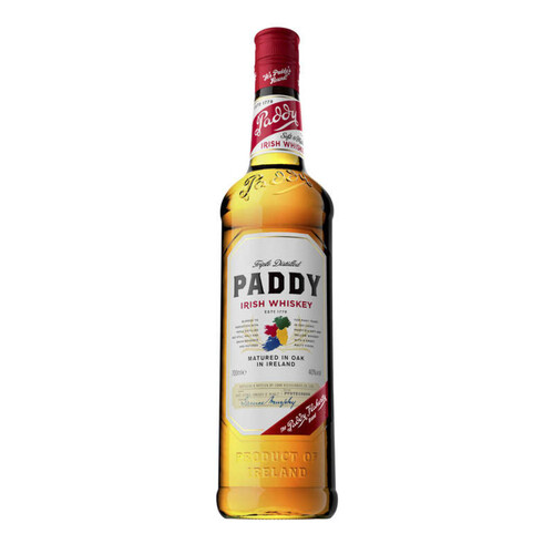 Paddy Whisky Irlande Blended 40 % Vol. 70cl
