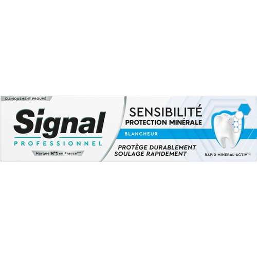 Signal Professionnel Dentifrice sensibilité action minérale blancheur 75ml