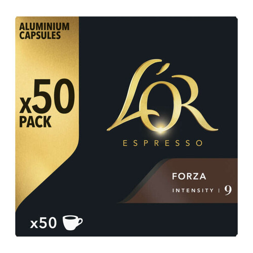 L'Or espresso forza café en capsules x50 intensite 9 - 260g