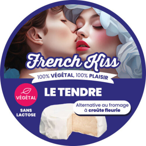 French Kiss Le Tendre 100% Végétal Sans Lactose 100g