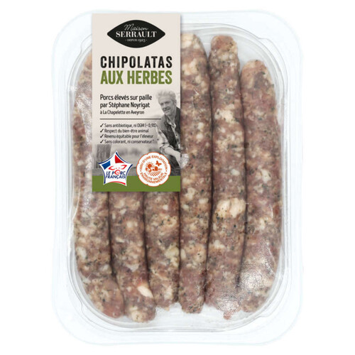 Maison Serrault Chipolatas aux Herbes 300g