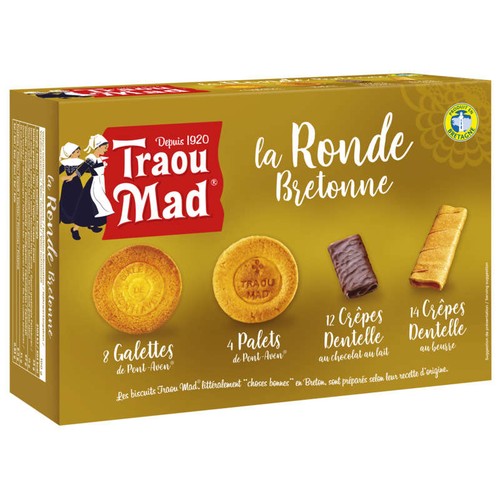 Traou Mad Assortiment de Biscuits La Ronde Bretonne 245g