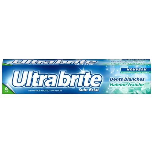 Ultra Brite Dentifrice Soin éclat dents blanches & haleine fraiche 75ml