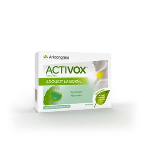 Activox Adoucit La Gorge Menthe, Eucalyptus, 24 pastilles