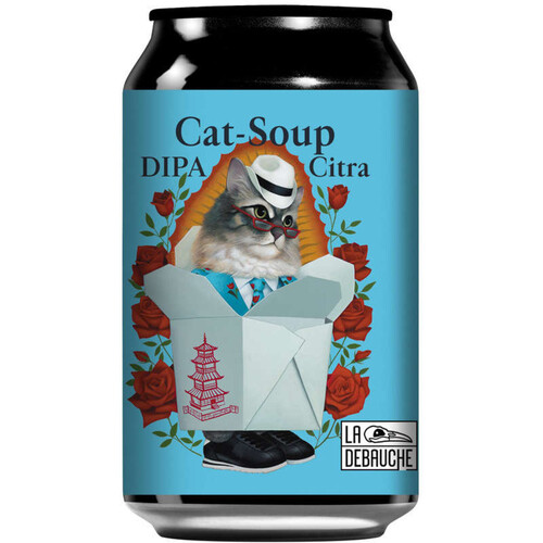 La Débauche Cat-Soup Bière Dipa Citra 33cl