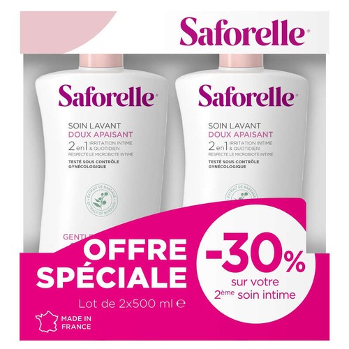 [Para] Saforelle Soin Lavant Doux Duo 2x500ml