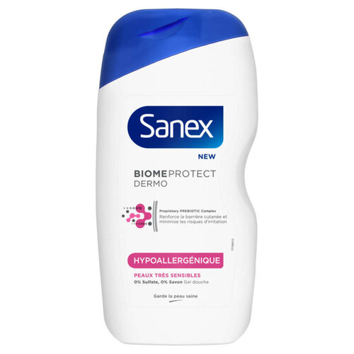 Sanex Gel douche BiomeProtect Dermo Hypoallergénique 450ml