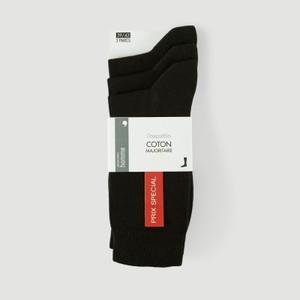 Monoprix Lot De 3 Paires De Chaussettes En Jersey Marine T39/42