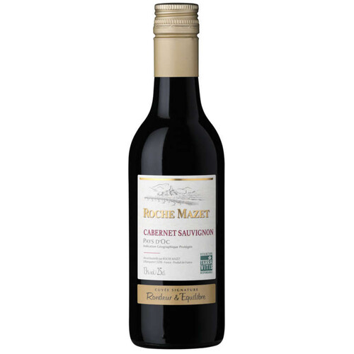 Roche Mazet Cabernet Sauvignon, Vin Rouge De Pays D'Oc, Cuvée Spéciale, 12,5% Vol. 25cl