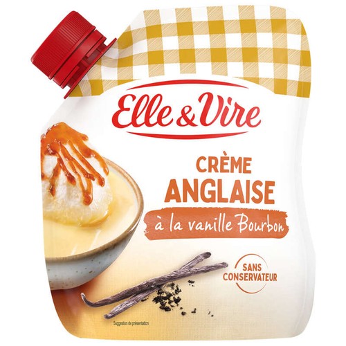 Elle & Vire Crème Anglaise à la vanille bourbon 33cl